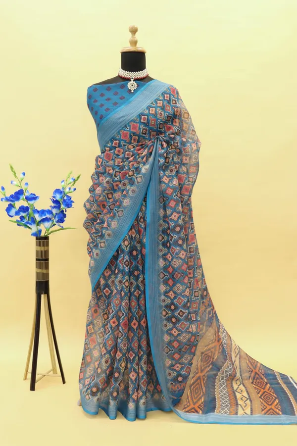 LINEN_FABRIC_DIGITAL_PRINT_SAREE
